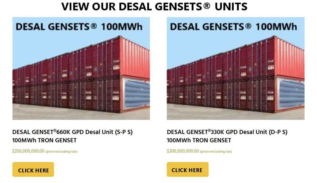 desal gensets